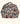 silhouette cotton printed jacket