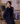 nadi men's upcycled wool jacket in dark blue