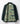 anja men's upcycled wool jacket in dark green