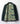 anja men's upcycled wool jacket in dark green