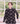 lino floral embroidered cotton long sleeve shirt in black