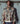 silhouette cotton printed jacket