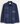 fayn hand-embroidery cotton long sleeve shirt in navy blue
