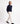 bodelha portuguese wool polo in navy blue