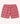 vivid hand-woven shorts in light red