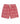 vivid hand-woven shorts in light red